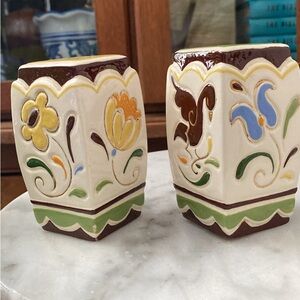 Floral Ceramic Food Storage Jars